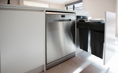 Modern classic black and white kitchen