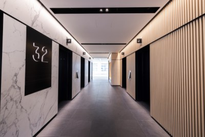 Level 31 & 32, One Market Street – Lift Lobbies