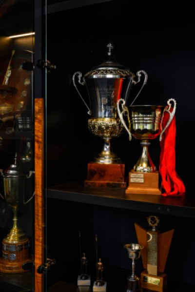 New Norfolk Rowing Club Trophy Cabinet