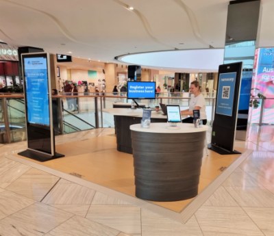 Servepoint Pop up Kiosk