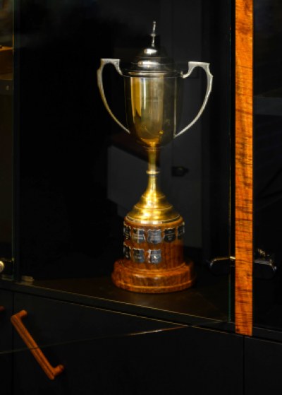 New Norfolk Rowing Club Trophy Cabinet